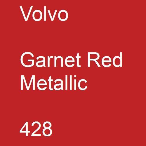 Volvo, Garnet Red Metallic, 428.